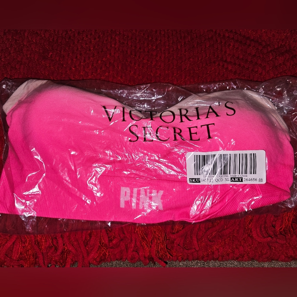 PINK RACERBK SPORT BRA